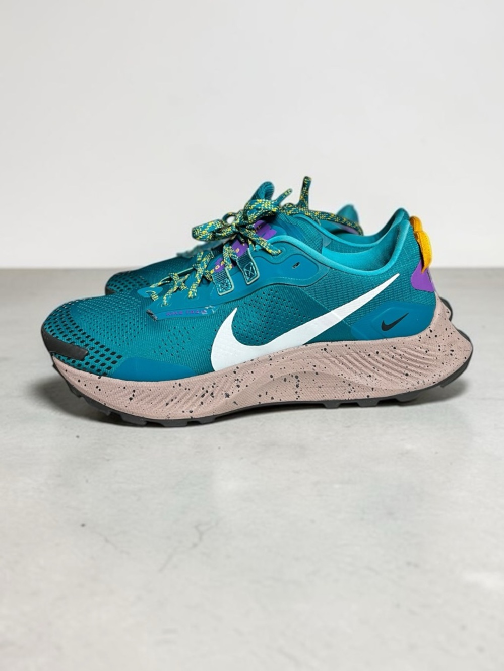 🌻EUC Nike Pegasus Trail 3 Mystic Teal Running Shoes React Foam Trail Sneaker 10